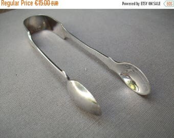 ON SALE Sugar Tongs//Vintage Sugar Tongs//Hallmarked Silver Plated Sugar Tongs//Cottage Chic Sugar Tongs//Antique Sugar Tongs//Found And Flo