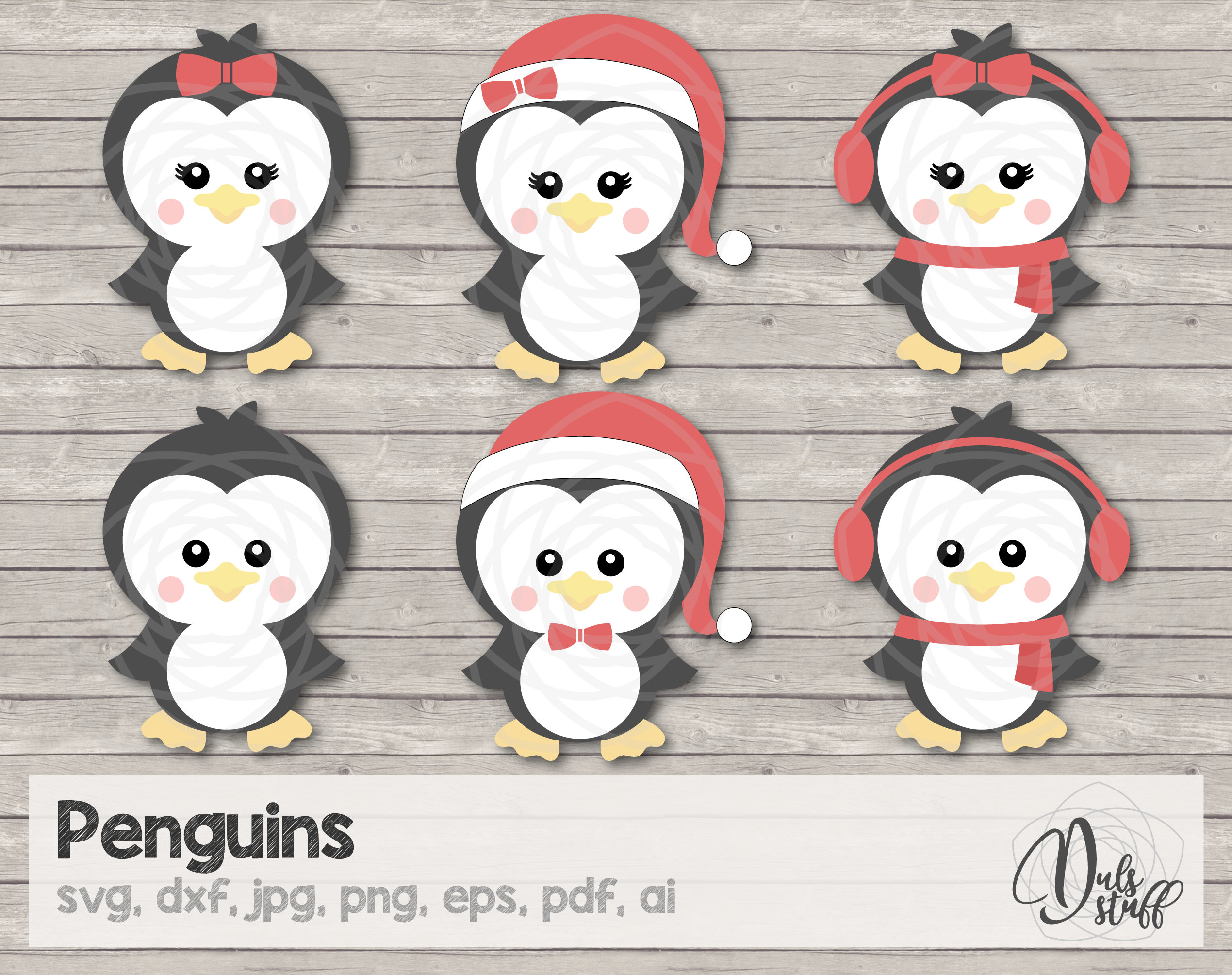 Download Christmas penguins svg Christmas penguins cricut Christmas