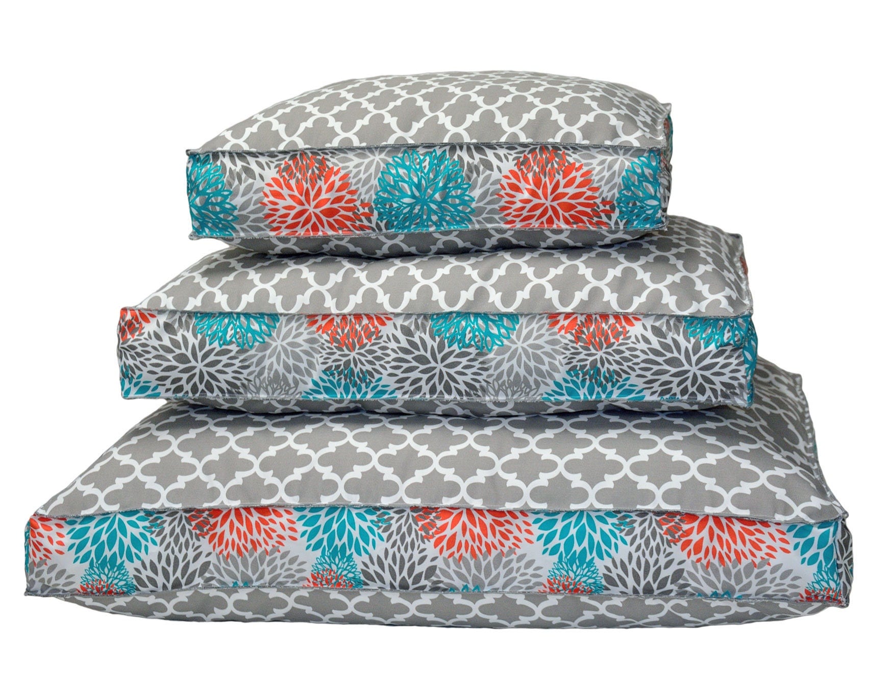 Grey Dog Bed Modern Pet Beds Dog Bed Pillow Washable Dog