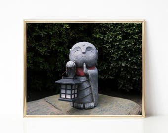 Jizo, Meigetsu-in Temple Print. Japanese Wall Art. Kamakura, Japan. Travel Japan Photography. Home Decor.