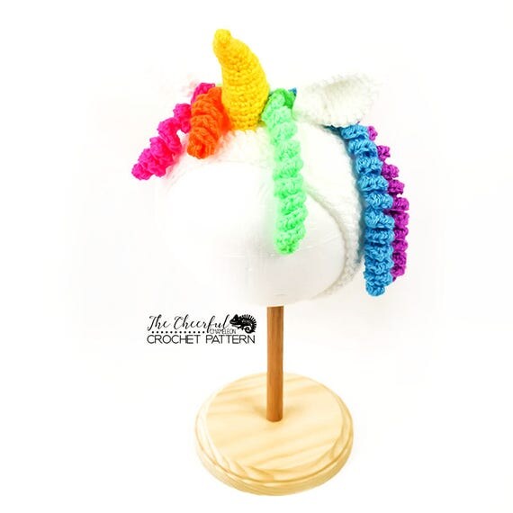 Unicorn Crochet Pattern Ear Warmer Pattern Unicorn Crochet