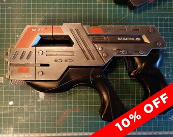 M77 Carnifex handgun - Mass Effect Inspired Prop Cosplay Pistol Weapon
