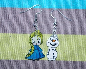 The snow Queen earrings