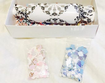Gender Reveal Kit, gender reveal confetti popper, gender reveal confetti