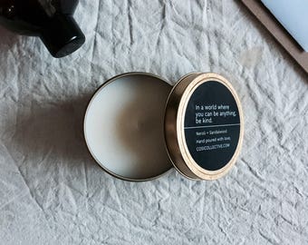 Natural soy candle - Neroli & Sandalwood
