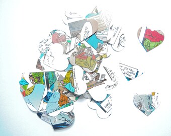 300 confetti heart comic book