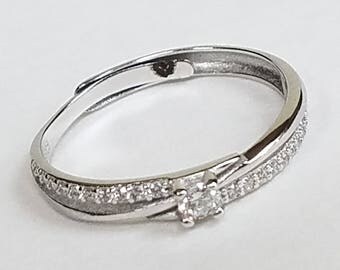 Womens One size fits all Silver Ring