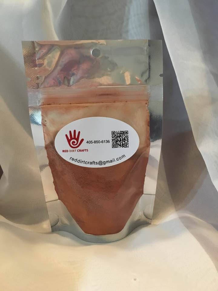 2 Ounces Powder Red Dirt Edible Red Clay Dirt Edible Clay