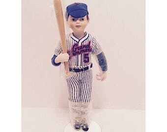 1991 Avon Childhood Dreams Porcelain Doll "Grand Slammers"