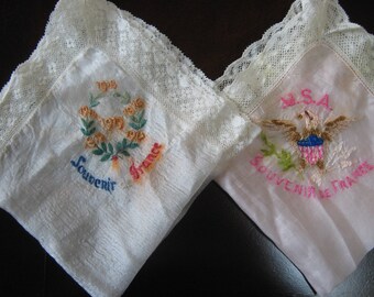 Souvenir of France handkerchiefs