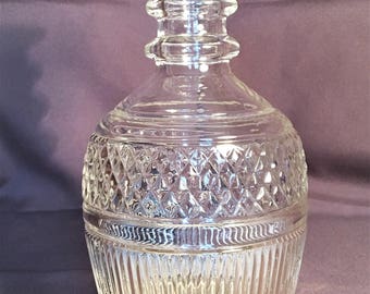 Vintage Seagrams 1776 Decanter made by Tiffany & Co Molded