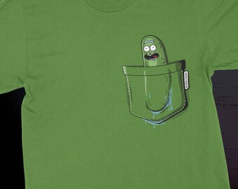 Rick and Morty Pickle Rick Pocket Design - I'm In A Pocket!