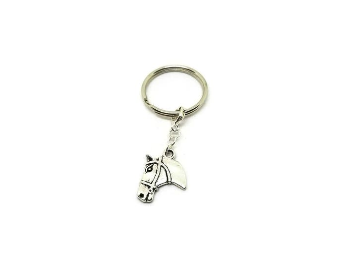 Horse Keychain, Horse Charm Key Chain, Stocking Stuffer, Gifts Under 5, Unique Birthday Gift, Gift for Horse Lovers, Gift for Her