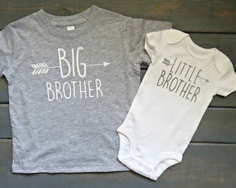 Big Brother Little Brother Shirt Set, Brother Shirts, Sibling Shirts, Coming Home Outfit