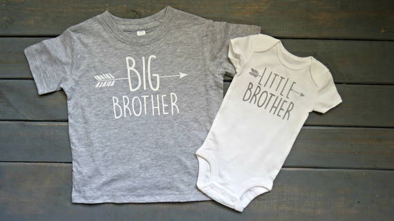 Big Brother Little Brother Shirt Set Brother Shirts Sibling