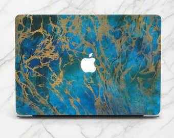 Blue Marble Macbook Case Hard Marble Macbook Air Case Marble Macbook Pro Case MacBook Air 13 Air 11 Case Marble MacBook pro 13 Gold Marble
