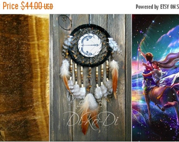 Dreamcatcher Zodiac Sagittarius, Dreamcatcher, large dream catcher, bohemian dreamcatcer, Christmas decoration dreamcatcher