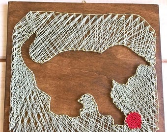 Cat string art | Etsy