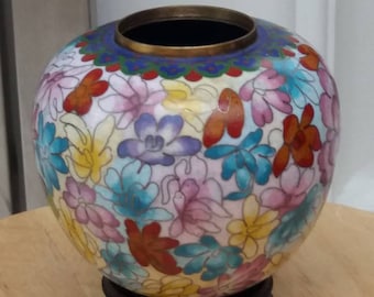 Vintage Chinese Cloisonne Vase