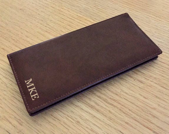 Personalized Mens Wallet Custom Wallet Mens Leather Wallet