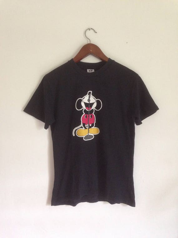 Number Nine x Mickey Mouse Logo T Shirt Rare