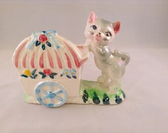 Vintage Cat Baby Planter