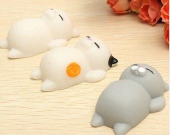 Cute Mochi Squishy Cat Squeeze Healing Fun Kids Kawaii kids Adult Toy Stress Reliever Decor Freeship