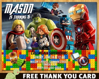 lego avengers party