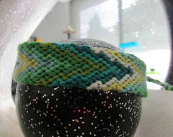 Friendship Bracelet shade of green