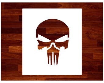 Punisher stencil Etsy Punisher stencil Etsy