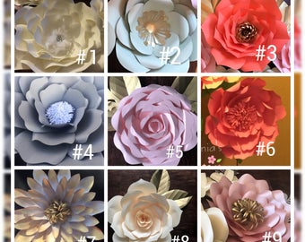 Paper Flower Templates