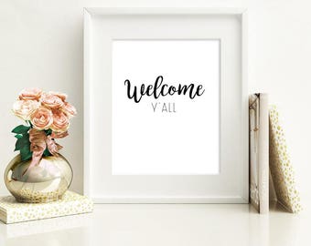 Welcome yall | Etsy