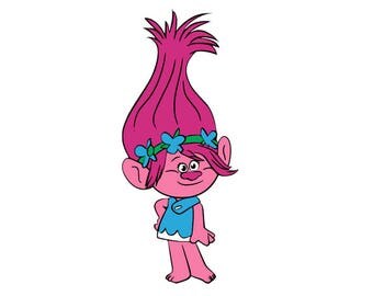 Trolls svg, poppy troll svg, poppy svg, troll svg, svg, dxf, cricut, silhouette cut file, instant download