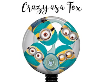 Minions ready to Operate Retractable Badge Holder Reel, Anesthesiologist, Doctor, Surgeon, OR Nurse, Surgical Minion Badge Reel