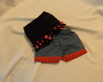 Shorts for American Girl or 18" dolls