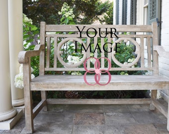 Real photography mockups, mock up, rustic bench on southern porch, country mockup, pillow mockup, outdoor mockup, porch and bench background