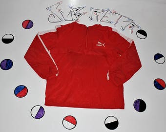 Red Puma Sports and Rain Jacket Olympia German Football Club