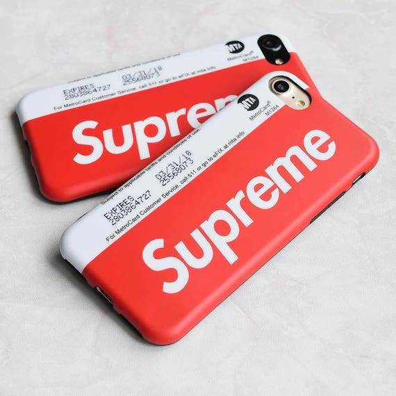 Supreme Custom Metro Card iPhone X 6 6s 7 8 Plus Phone Case