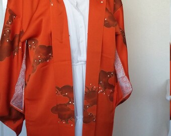 Vintage Japanese silk kimono jacket / haori...unworn!