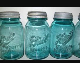Vintage BALL mason jars
