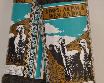 Wool plassard mottled Brown "alpaca"
