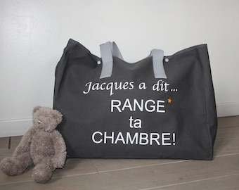 Bag "Jacques said tidy your room"