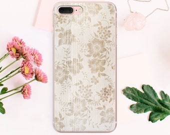 iPhone Case Flowers Clear Phone Case iPhone 7 Case iPhone 6 Case iPhone 6s Case iPhone 5s Case iPhone 4 Case Phone SE Cover TPU CA1025