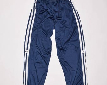 vintage blue nike track pants