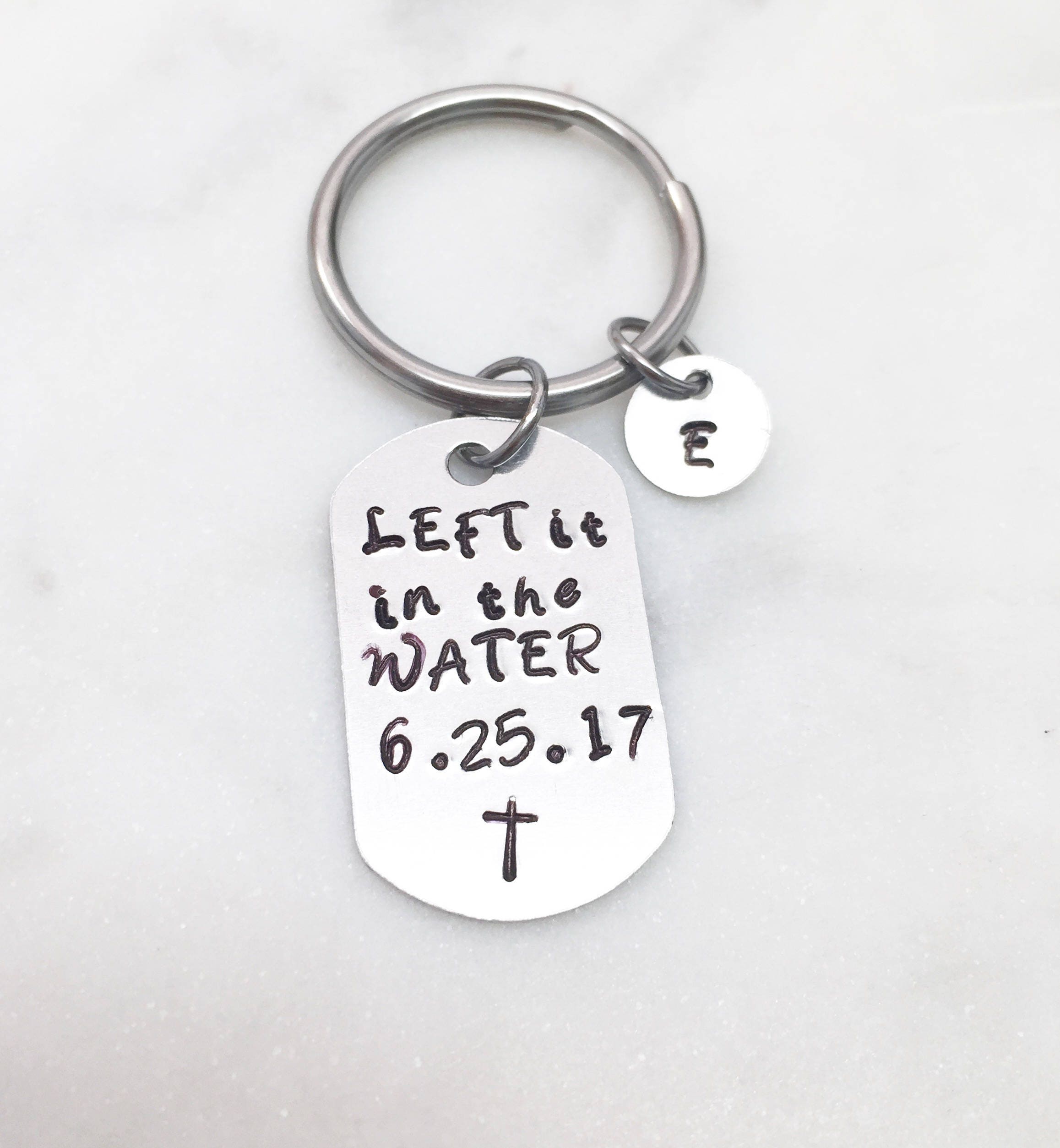 Baptism keychain teen baptism gifts adult baptism gift men