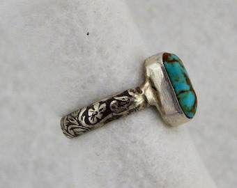 Silver and Turquoise ring