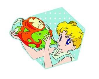 PRE SALE Sailor moon Usagi thirsty hard enamel Pin