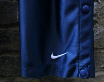 nike blue tracksuit bottoms