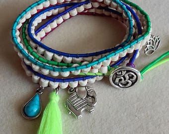 Mystic Elephant Wrap Bracelet