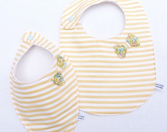 bavoirs duo 0/24 mois "chic" fille